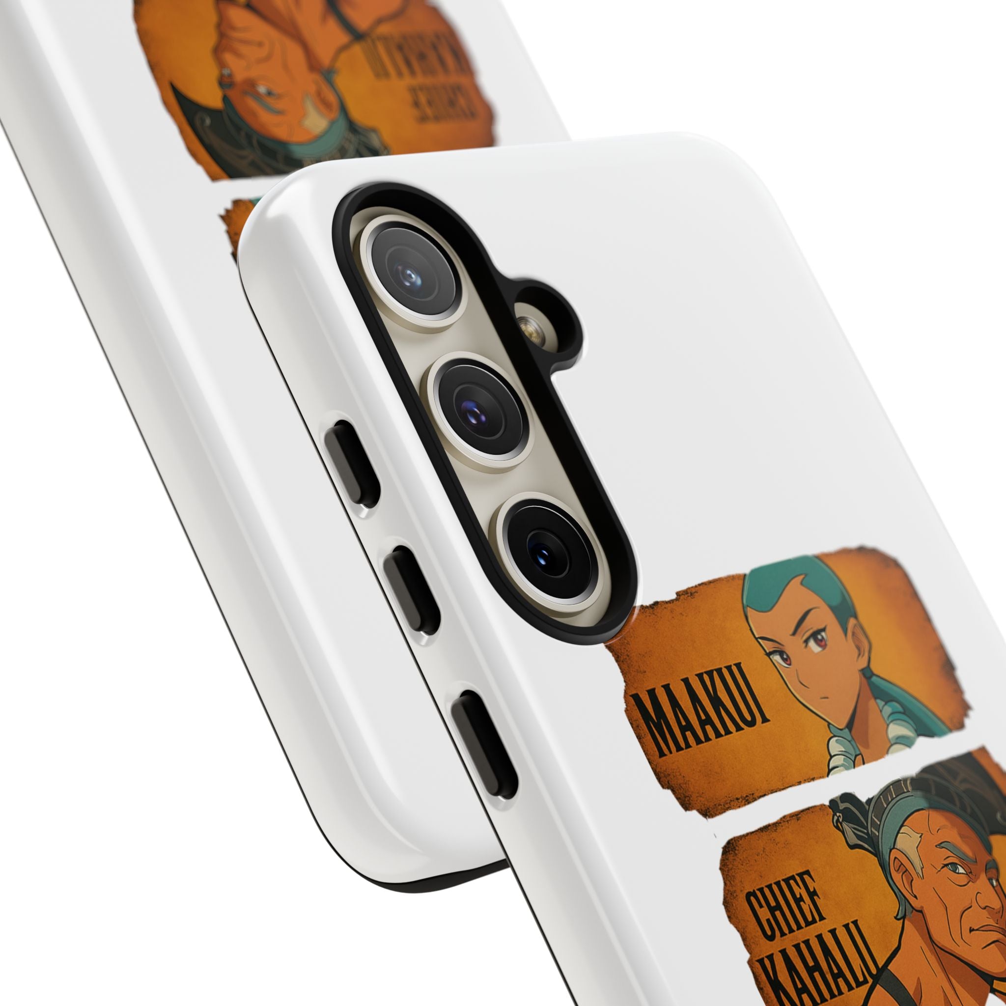 Tough Cases - Anime Phone Case Featuring Maakui, Chief Kahaili, and Bertelli, Great Gift for Fans, Personalized, Trendy, Durable