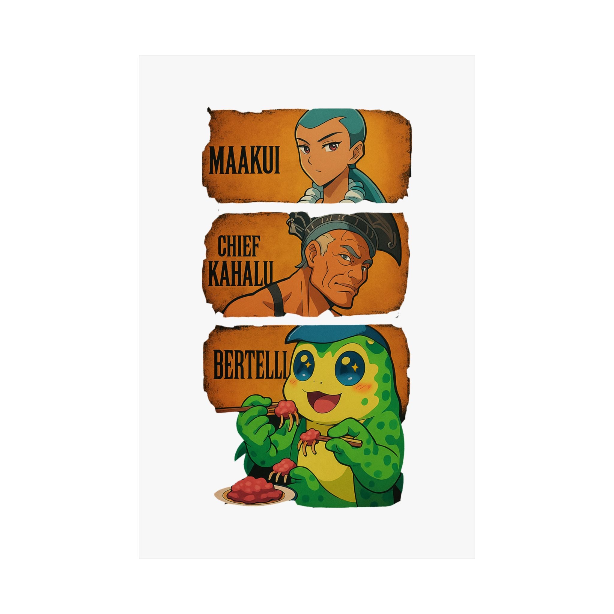 Whimsical Character Posters, Art Prints for Kids, Nature Decor, Anime Wall Art, Unique Home Decoration