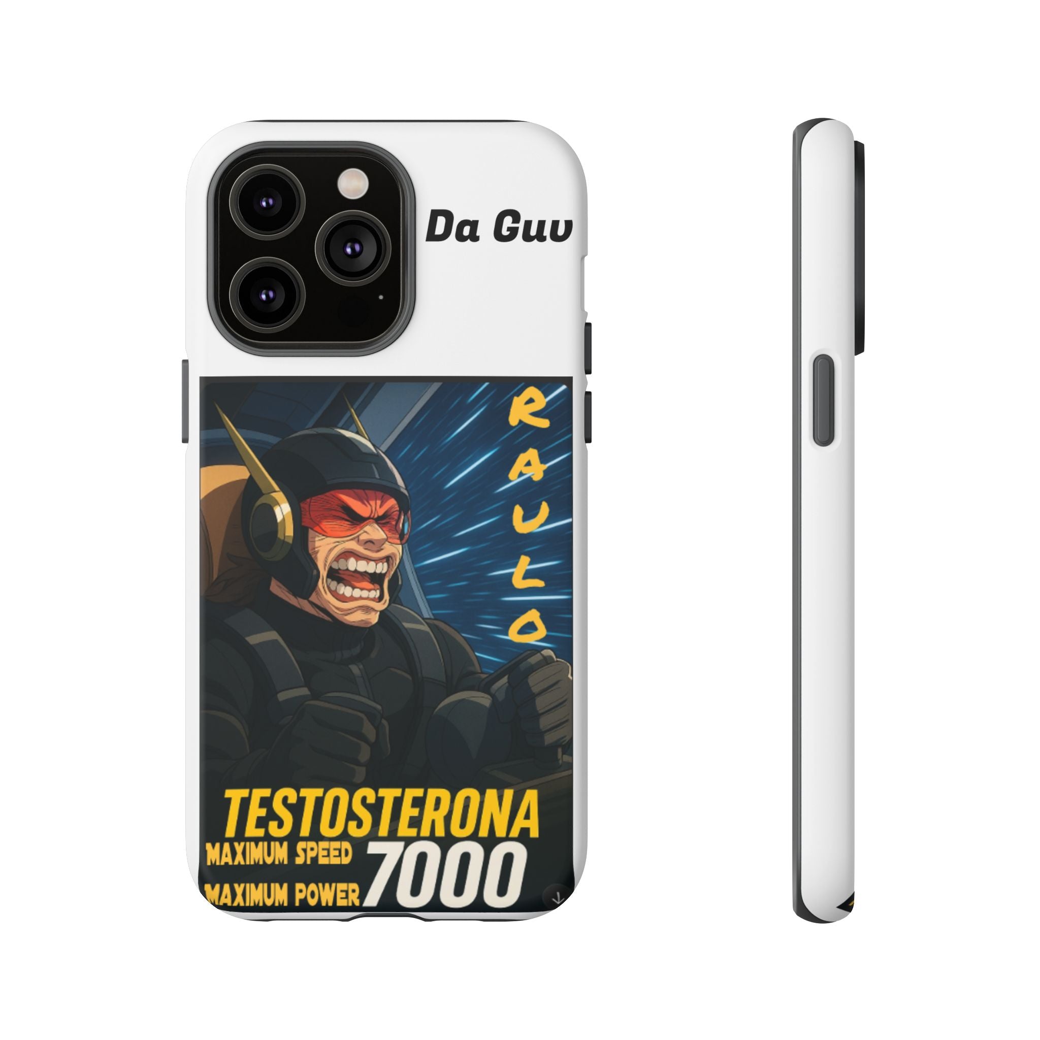 Anime Raulo Tough Cases - Sci-Fi Book Theme, Testosterona 7000, Phone Cover, Protective Shell, Unique Design, Gift for Sci-Fi Fans