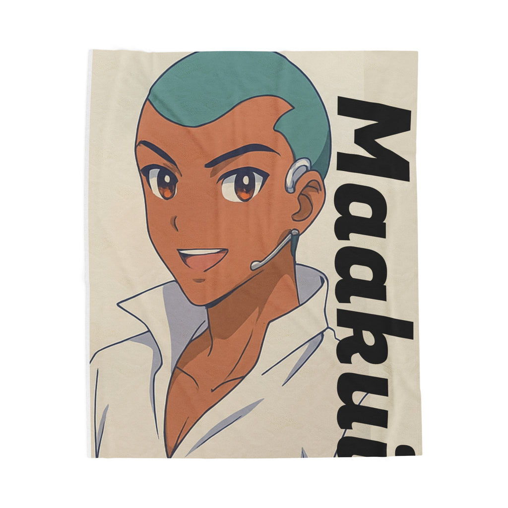 Anime Maakui, from the highly acclaimed DaGuv Velveteen Plush Blanket, Cozy Throw, All-Season Comfort, Perfect Gift for Fans, Home Decor