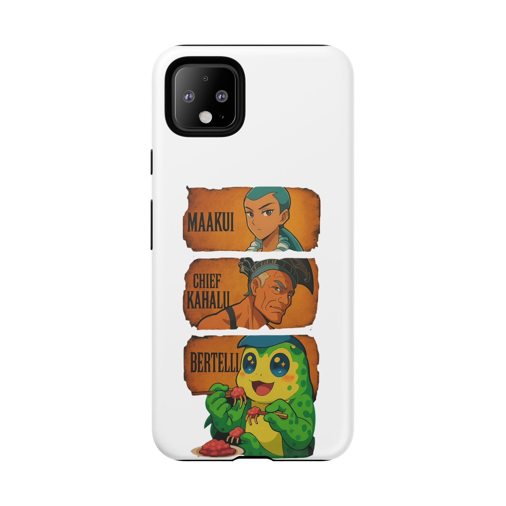 Tough Cases - Anime Phone Case Featuring Maakui, Chief Kahaili, and Bertelli, Great Gift for Fans, Personalized, Trendy, Durable