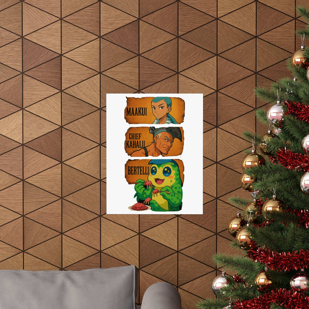 Whimsical Character Posters, Art Prints for Kids, Nature Decor, Anime Wall Art, Unique Home Decoration