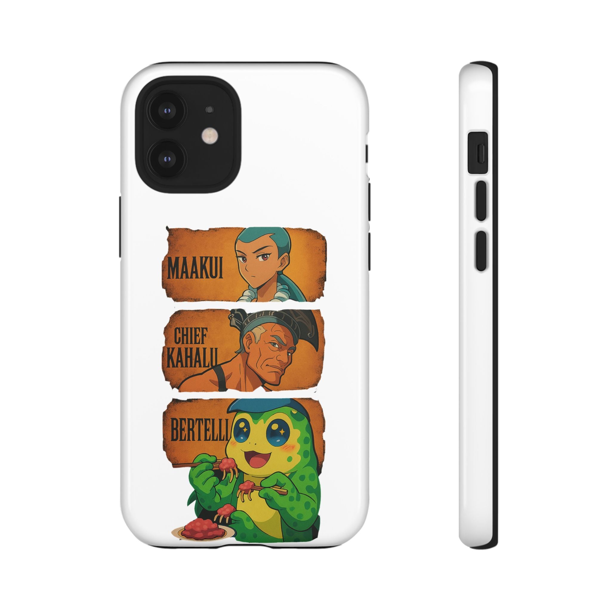 Tough Cases - Anime Phone Case Featuring Maakui, Chief Kahaili, and Bertelli, Great Gift for Fans, Personalized, Trendy, Durable