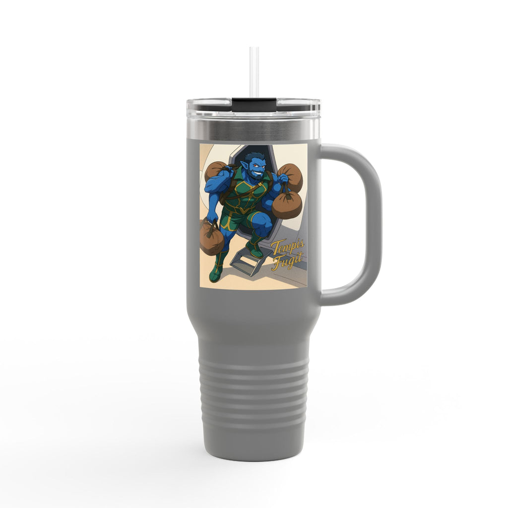 Anime Temis Fugit , Travel Mug , Perfect for Hiking, Camping, Road Trips, and Gift-Giving, 40oz Tumbler, Eco-Friendly Coffee [...]