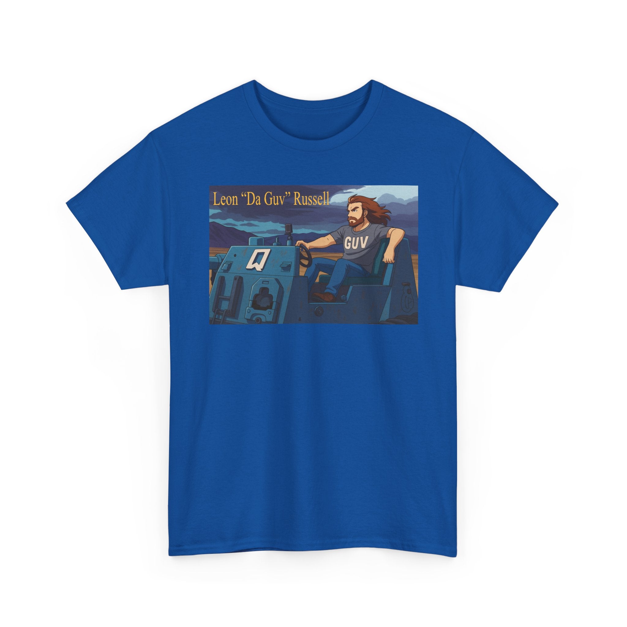 Sci-Fi Tank Driver Unisex Tee, Leon 'Da Guv' Russell, 'Da Guv' Book Fan Apparel, Graphic Tee, Cosplay Shirt, Pop Culture Tee