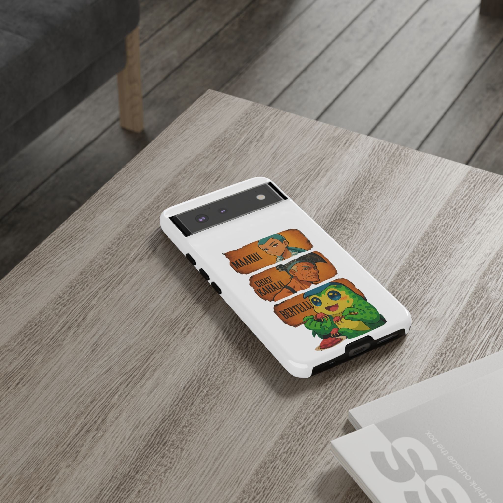 Tough Cases - Anime Phone Case Featuring Maakui, Chief Kahaili, and Bertelli, Great Gift for Fans, Personalized, Trendy, Durable