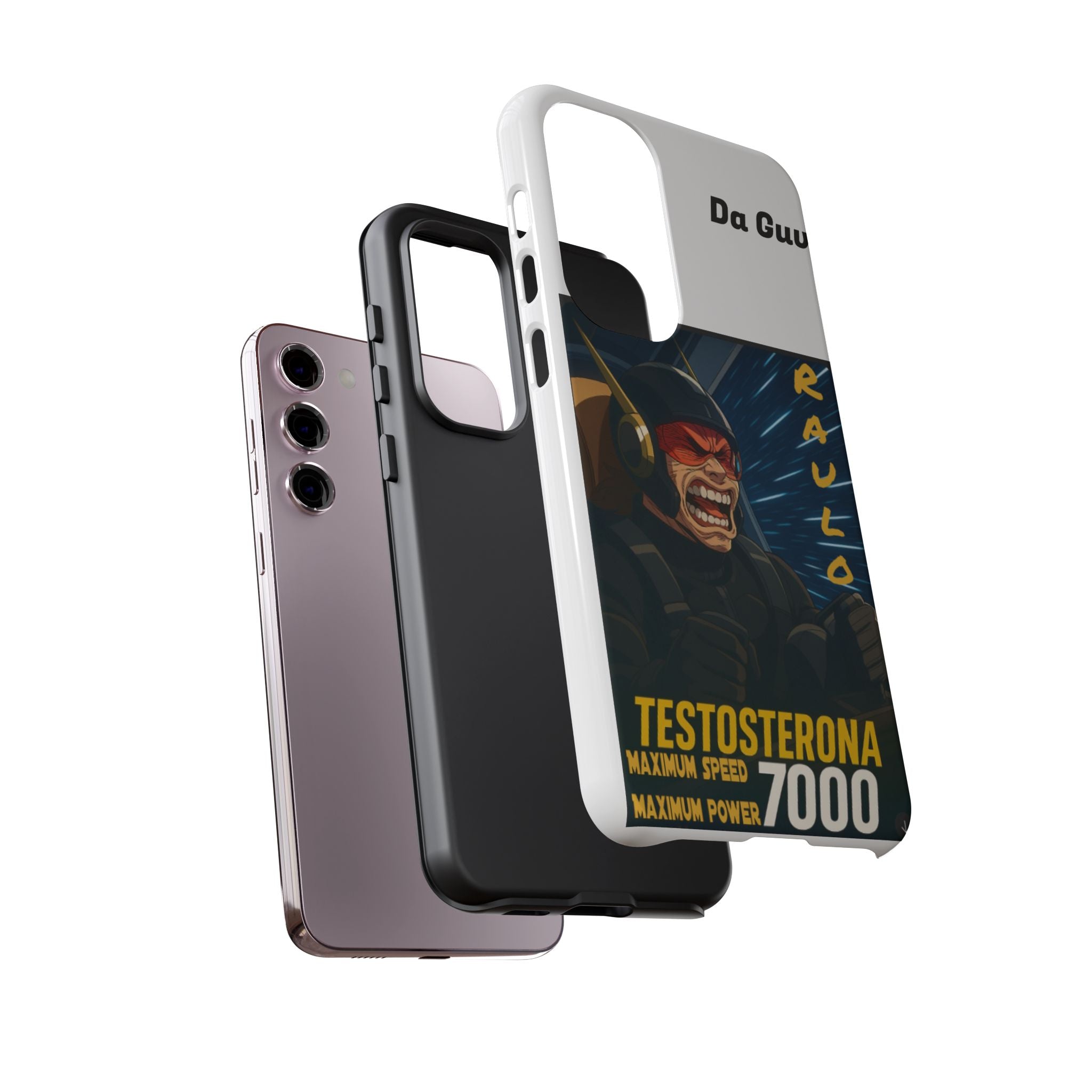 Anime Raulo Tough Cases - Sci-Fi Book Theme, Testosterona 7000, Phone Cover, Protective Shell, Unique Design, Gift for Sci-Fi Fans