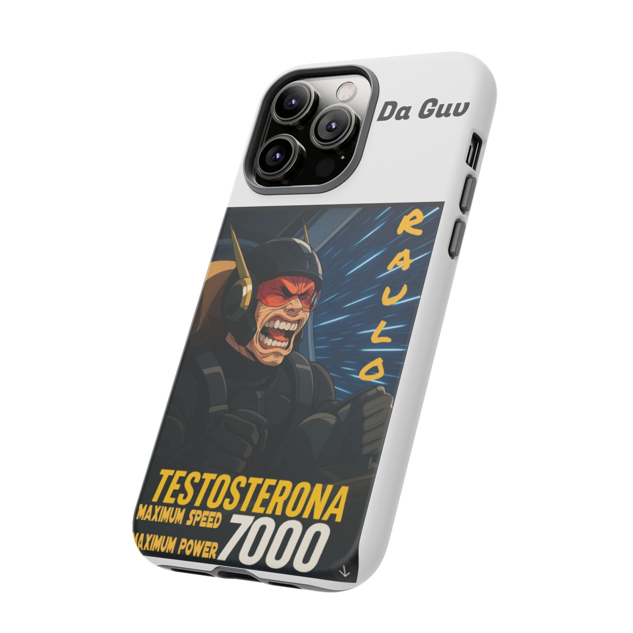 Anime Raulo Tough Cases - Sci-Fi Book Theme, Testosterona 7000, Phone Cover, Protective Shell, Unique Design, Gift for Sci-Fi Fans