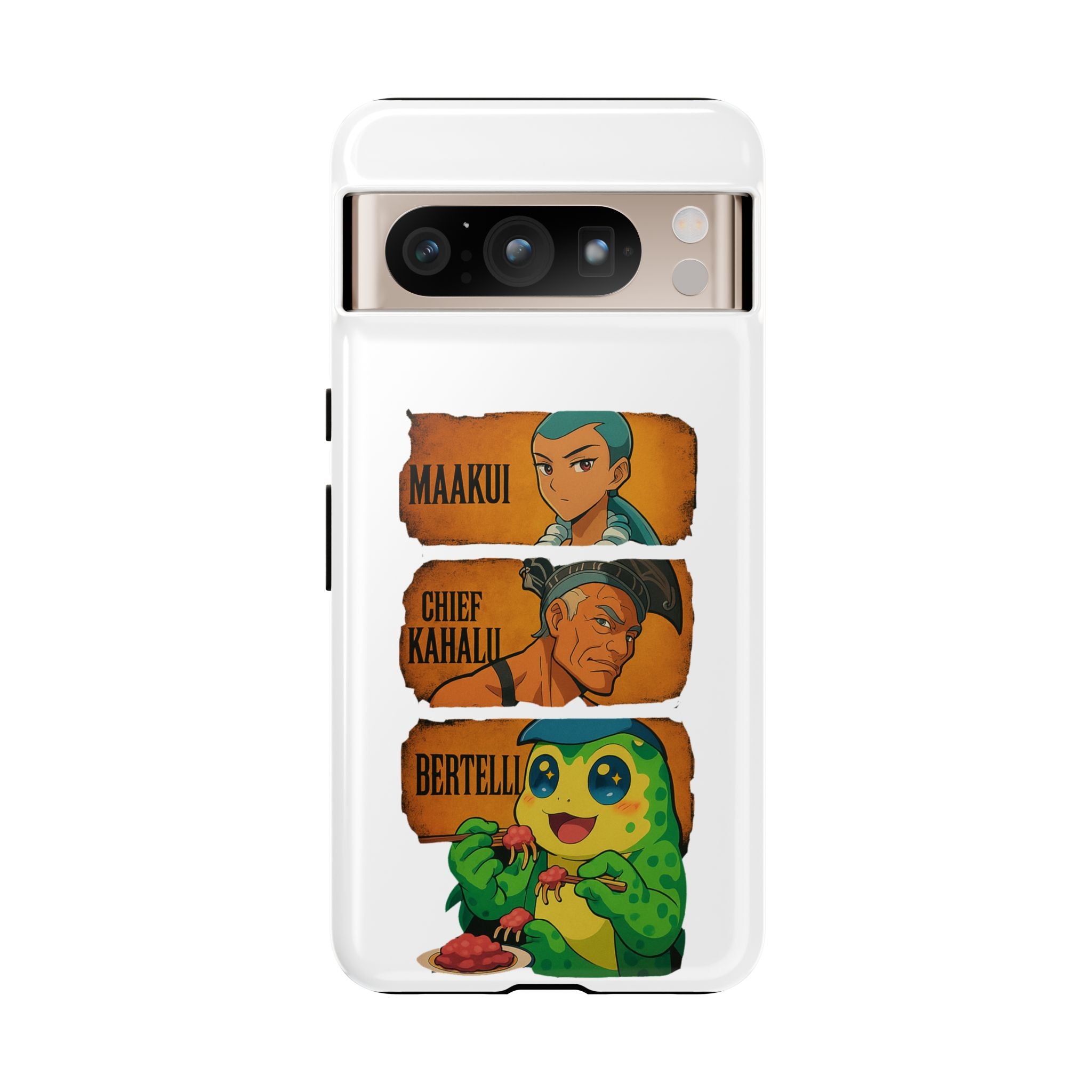 Tough Cases - Anime Phone Case Featuring Maakui, Chief Kahaili, and Bertelli, Great Gift for Fans, Personalized, Trendy, Durable