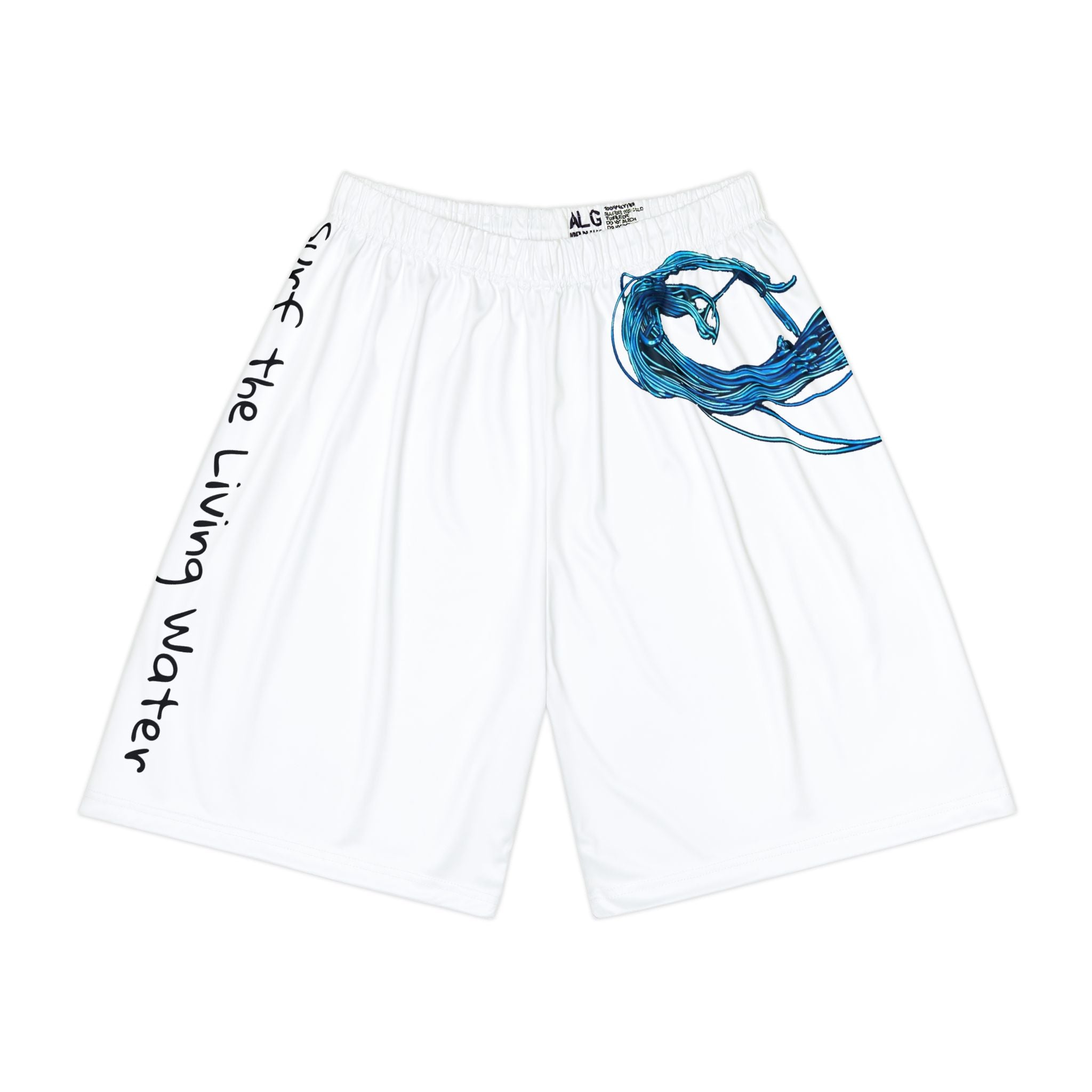 Surf the Living Water Mens Sports Shorts