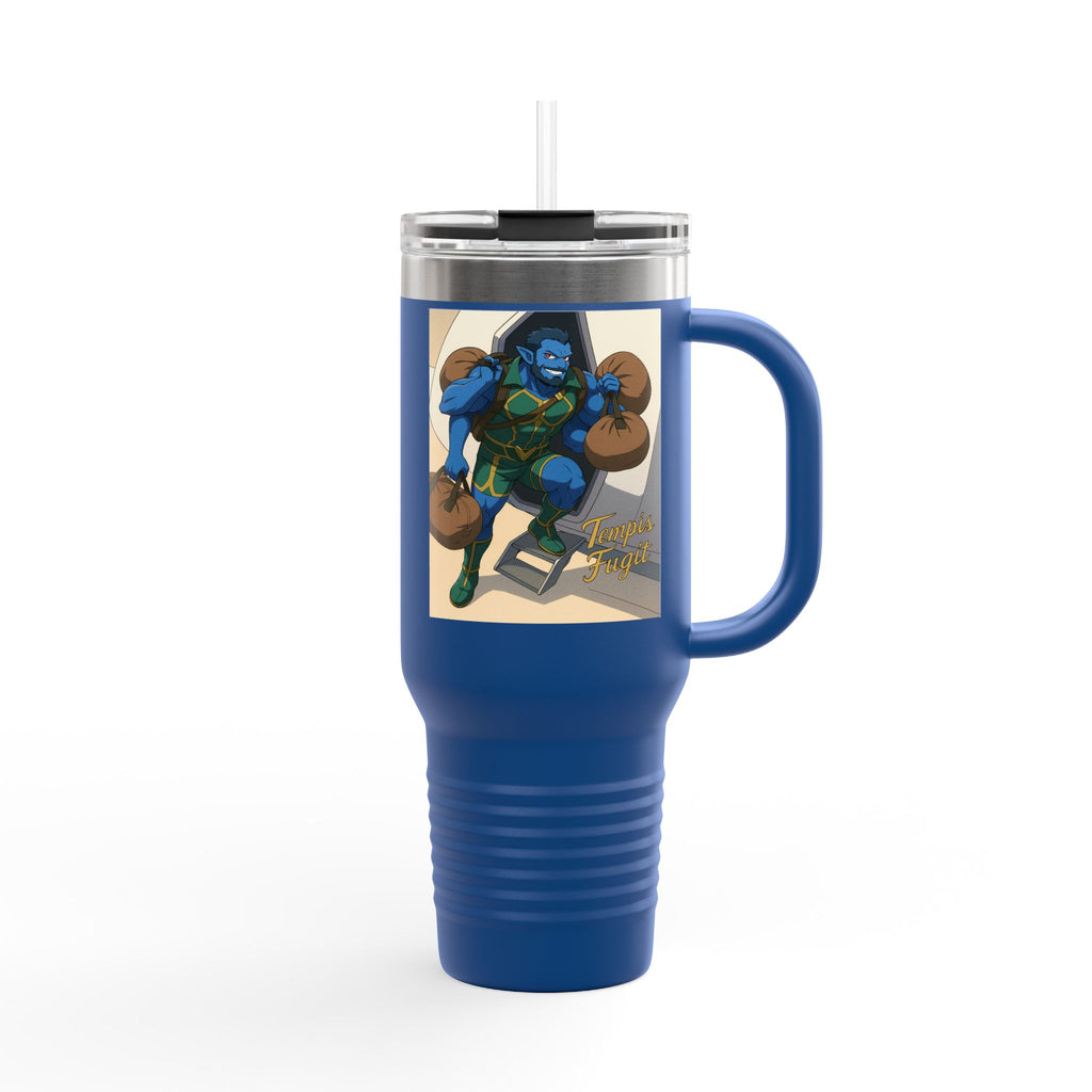 Anime Temis Fugit , Travel Mug , Perfect for Hiking, Camping, Road Trips, and Gift-Giving, 40oz Tumbler, Eco-Friendly Coffee [...]