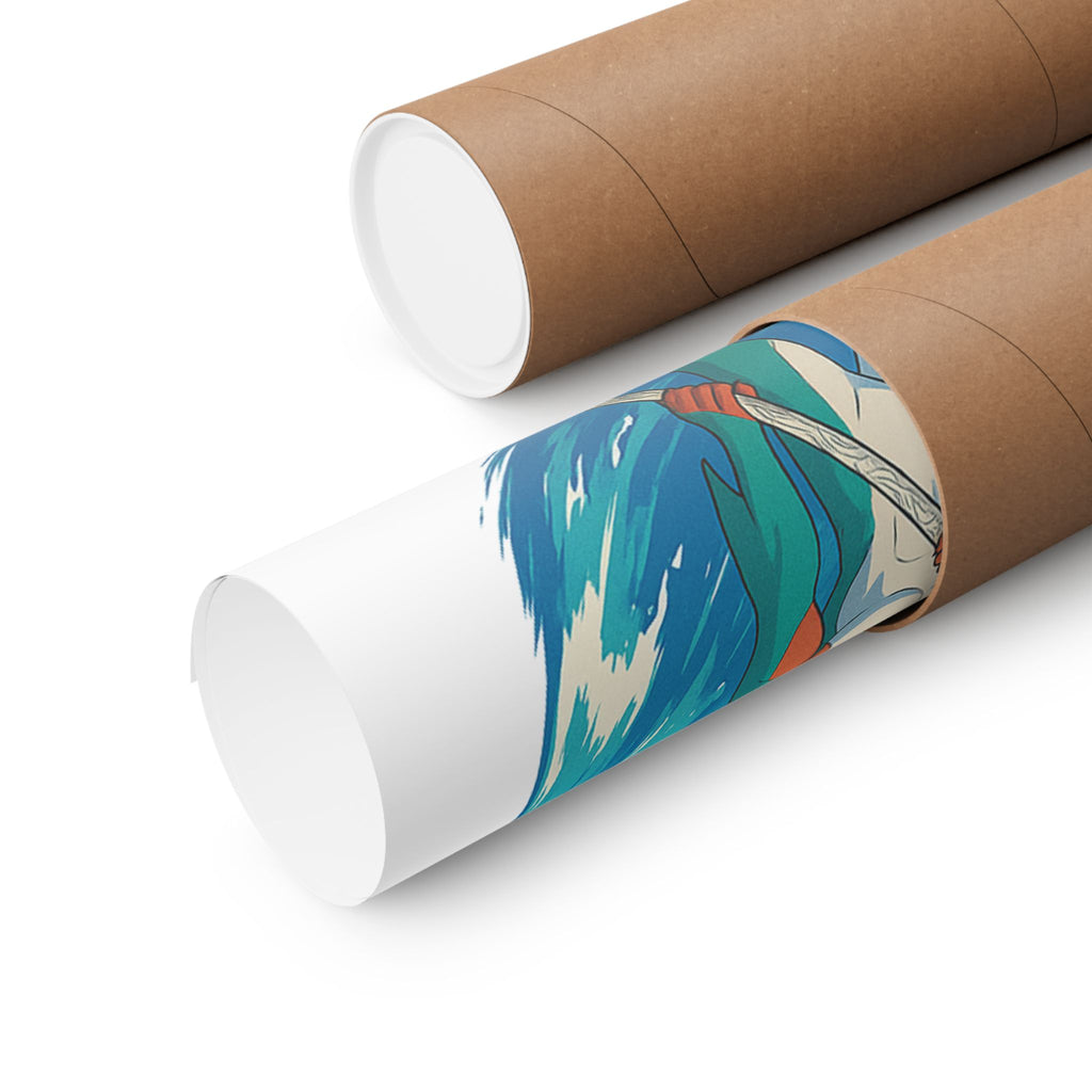 Anime Aljandro Vertical Poster - Personalized Wall Art, Name Print, Unique Home Decor, Gifts for Him, Ocean Lover Decor