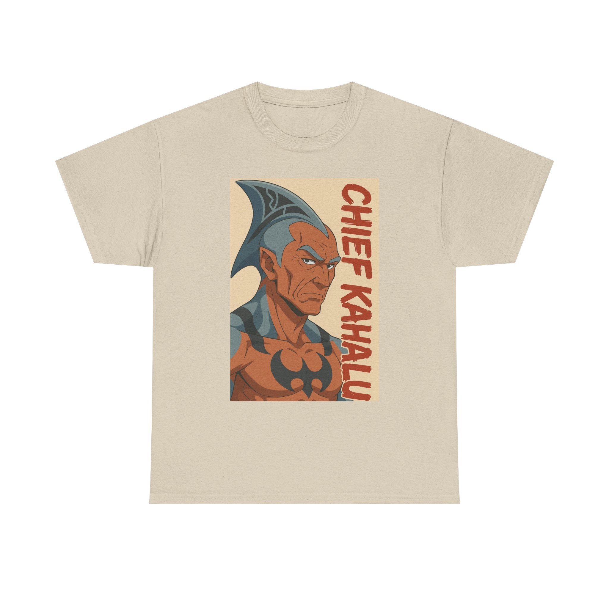 Chief Kahalu Graphic Tee, Unisex Heavy Cotton Shirt, Casual Wear, Gift for Fans, Graphic T-Shirt for Collectors