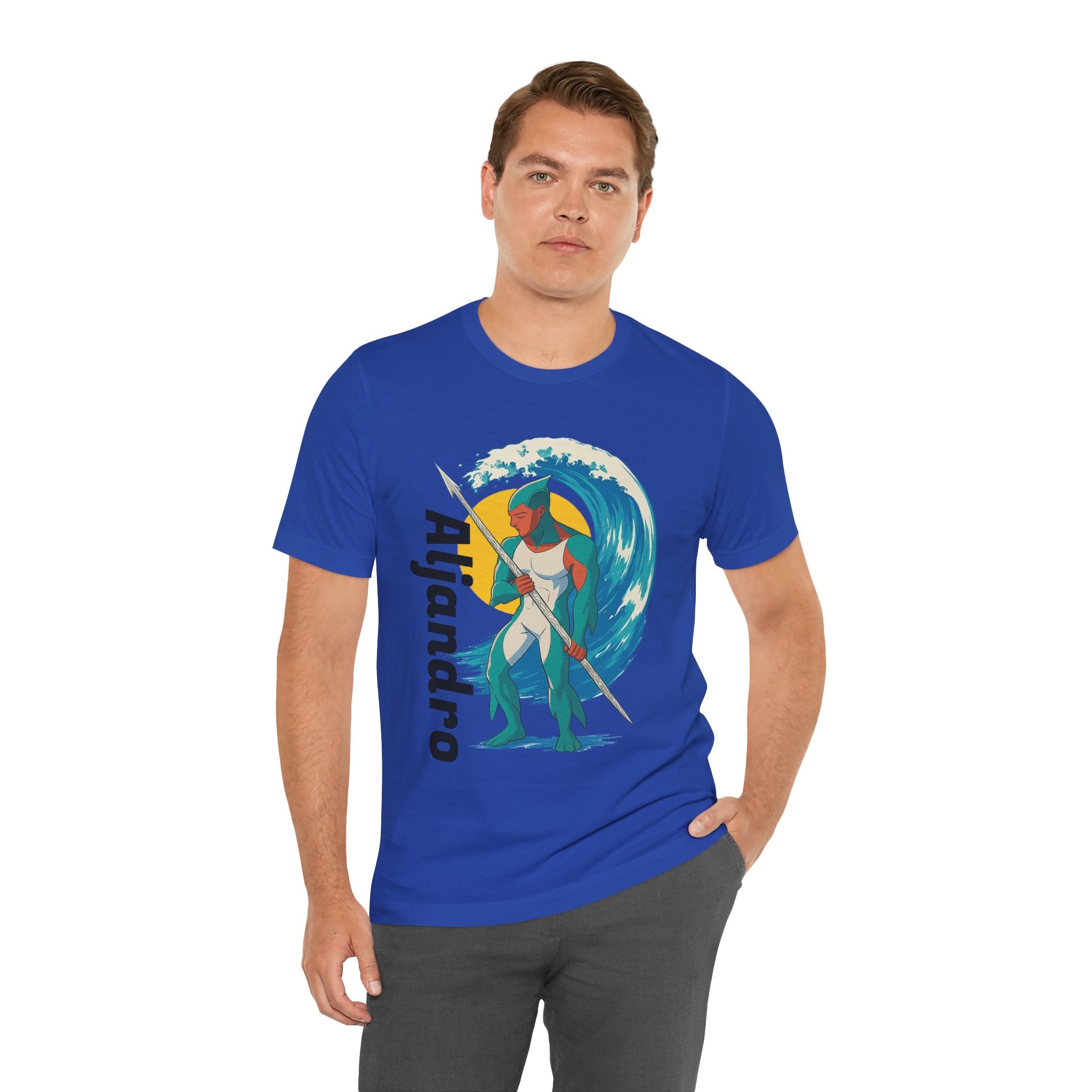 Aljandro Wave Warrior T-Shirt — Personalized 'Aljandro' Surf Guardian Tee