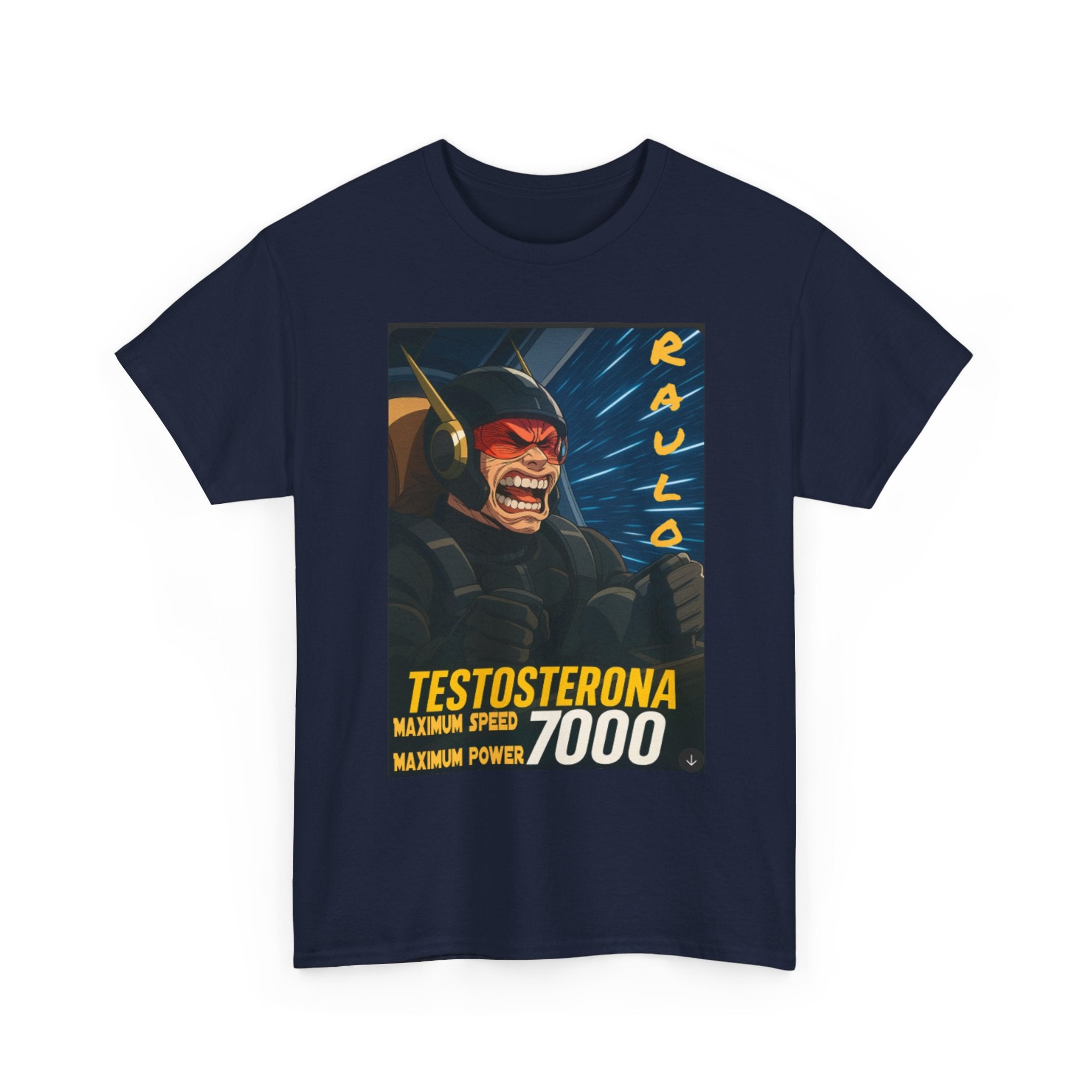 Sci-Fi Anime Raulo Testosterona Tee, Da Guv Book Fan Shirt, Unisex Cotton Top, Gift for Sci-Fi Lovers, Tee for Anime Enthusiasts