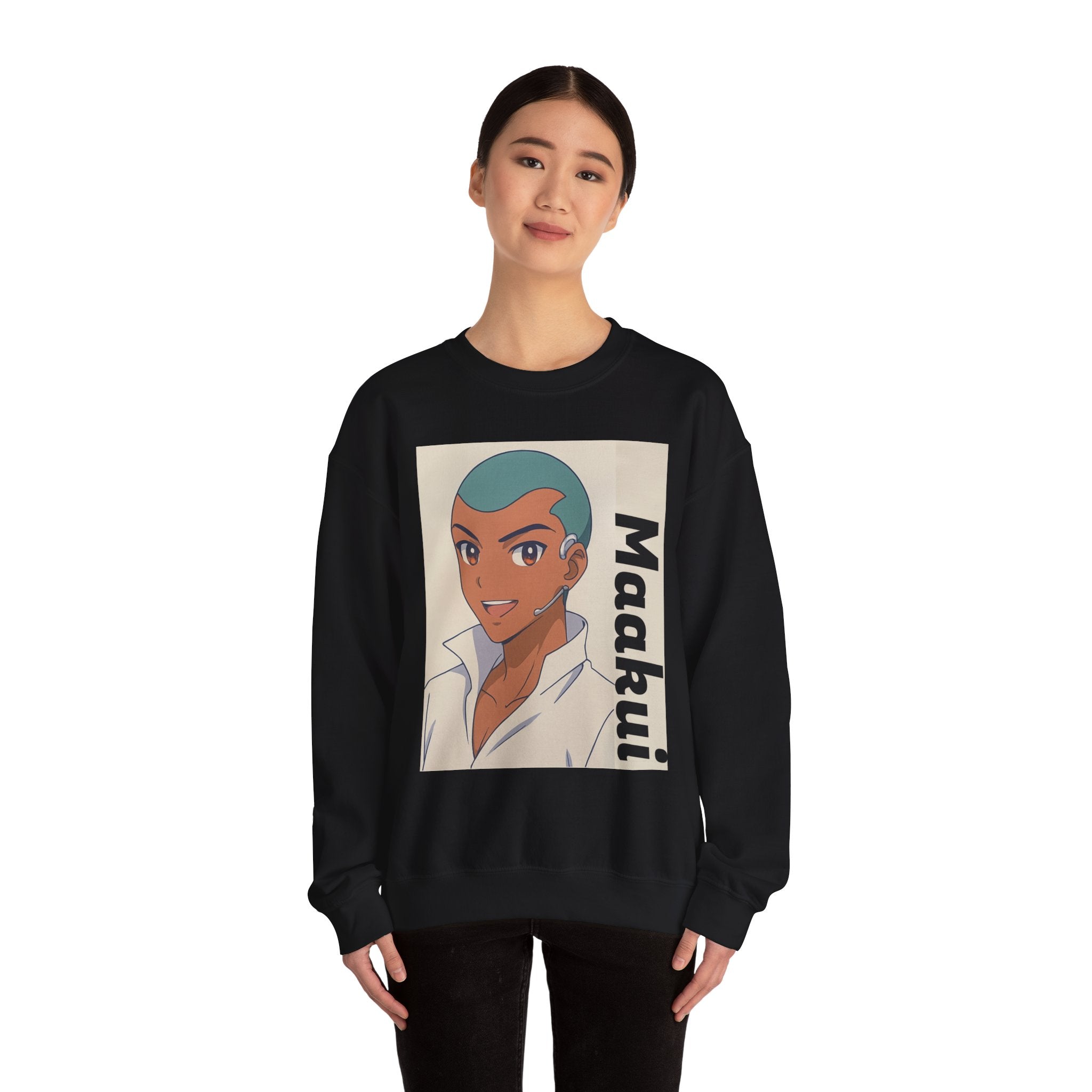 Maakui, anime character Crewneck Sweatshirt - Perfect for Everyday Wear, Unique Gift, Cozy Fashion