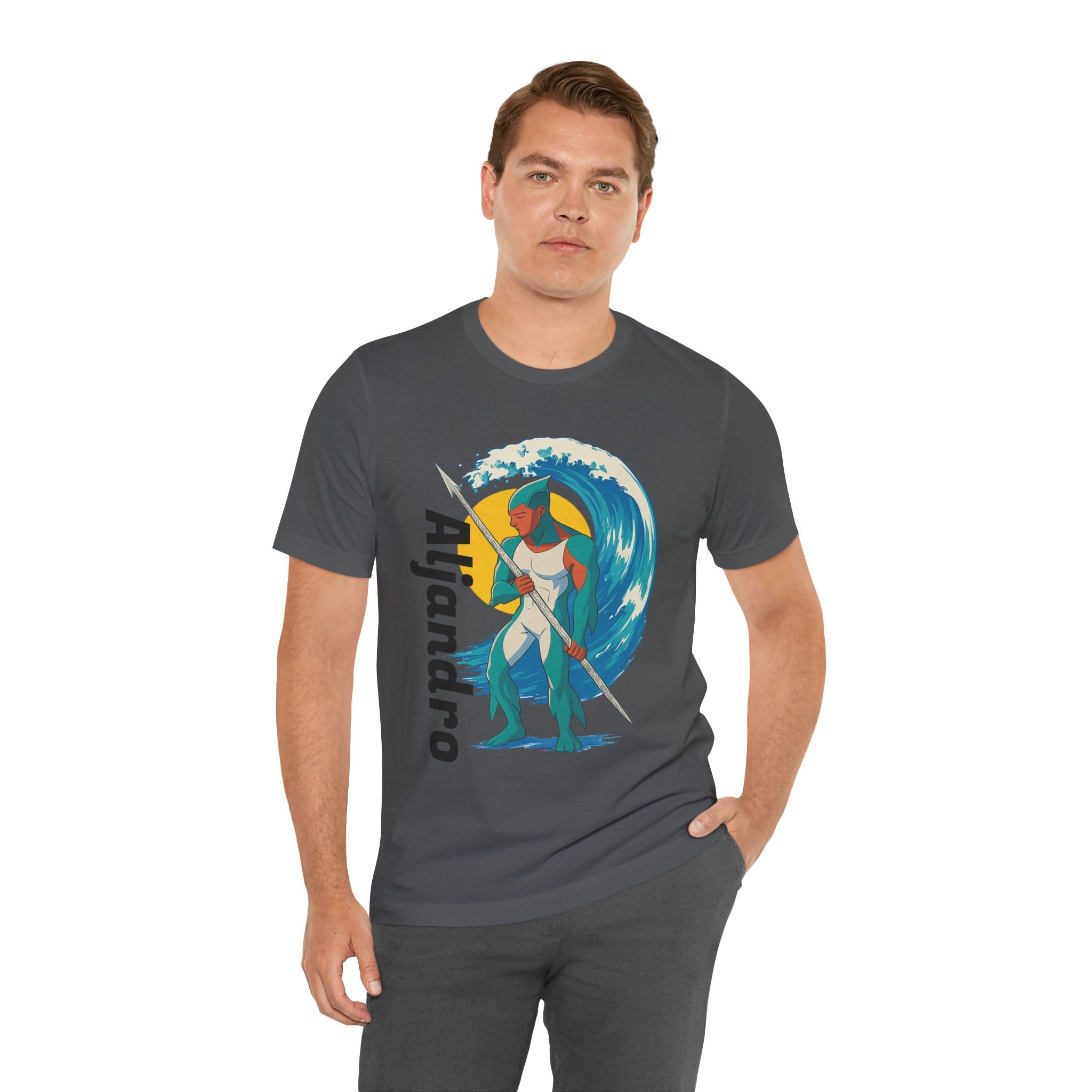 Aljandro Wave Warrior T-Shirt — Personalized 'Aljandro' Surf Guardian Tee
