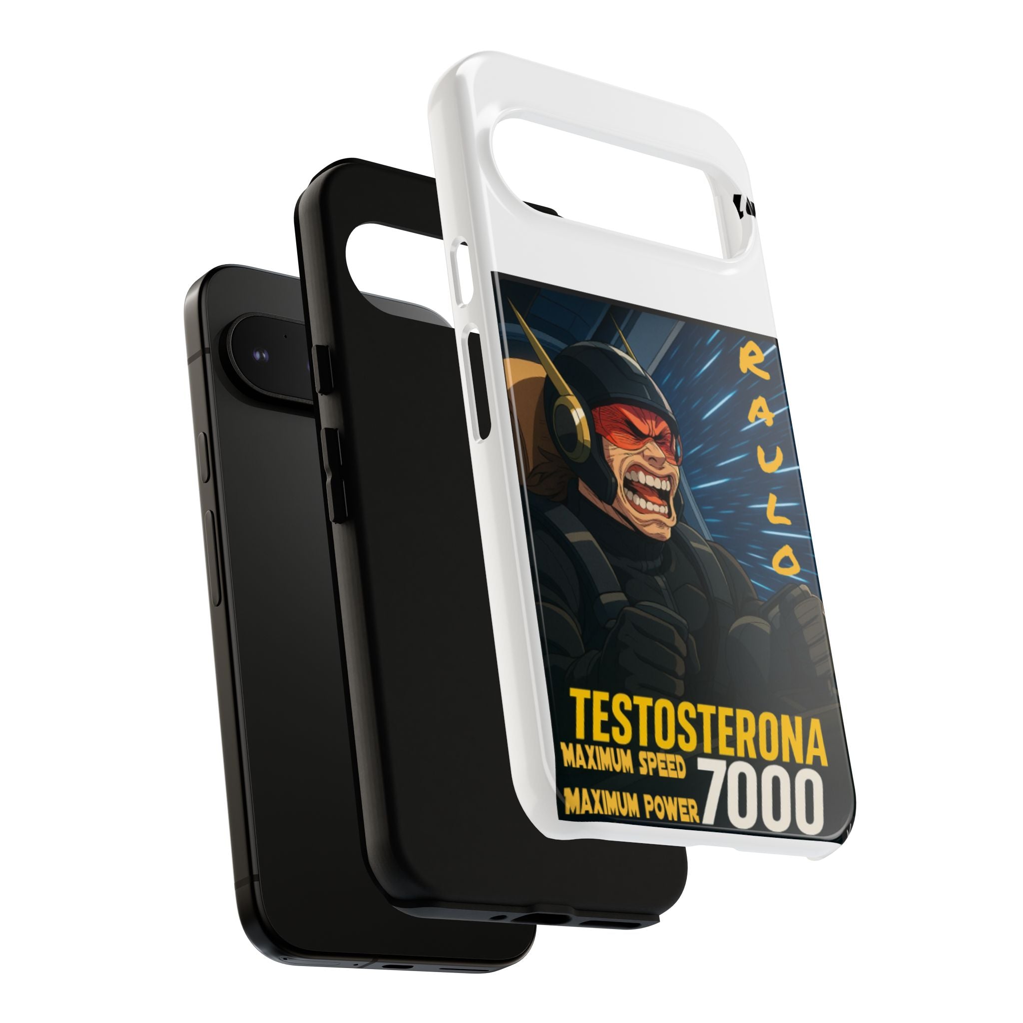Anime Raulo Tough Cases - Sci-Fi Book Theme, Testosterona 7000, Phone Cover, Protective Shell, Unique Design, Gift for Sci-Fi Fans